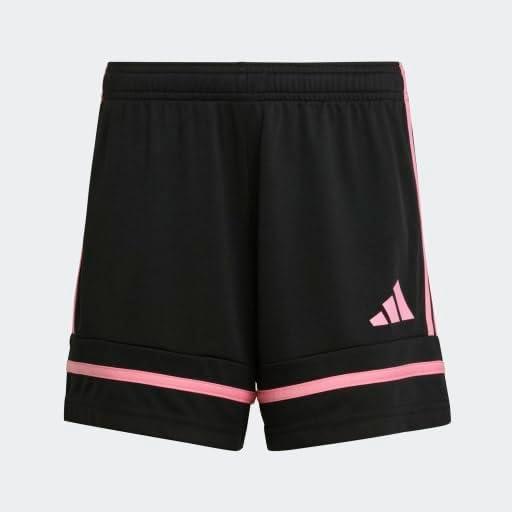 imageadidas Girls Squadra 25 ShortsBlackBlackEasy Pink