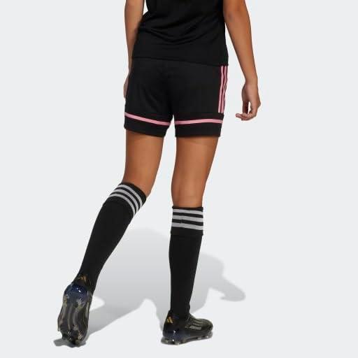 imageadidas Girls Squadra 25 ShortsBlackBlackEasy Pink