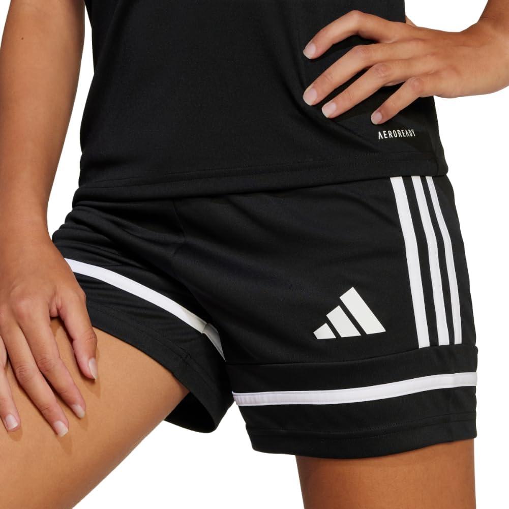 imageadidas Girls Squadra 25 ShortsBlackBlackWhite