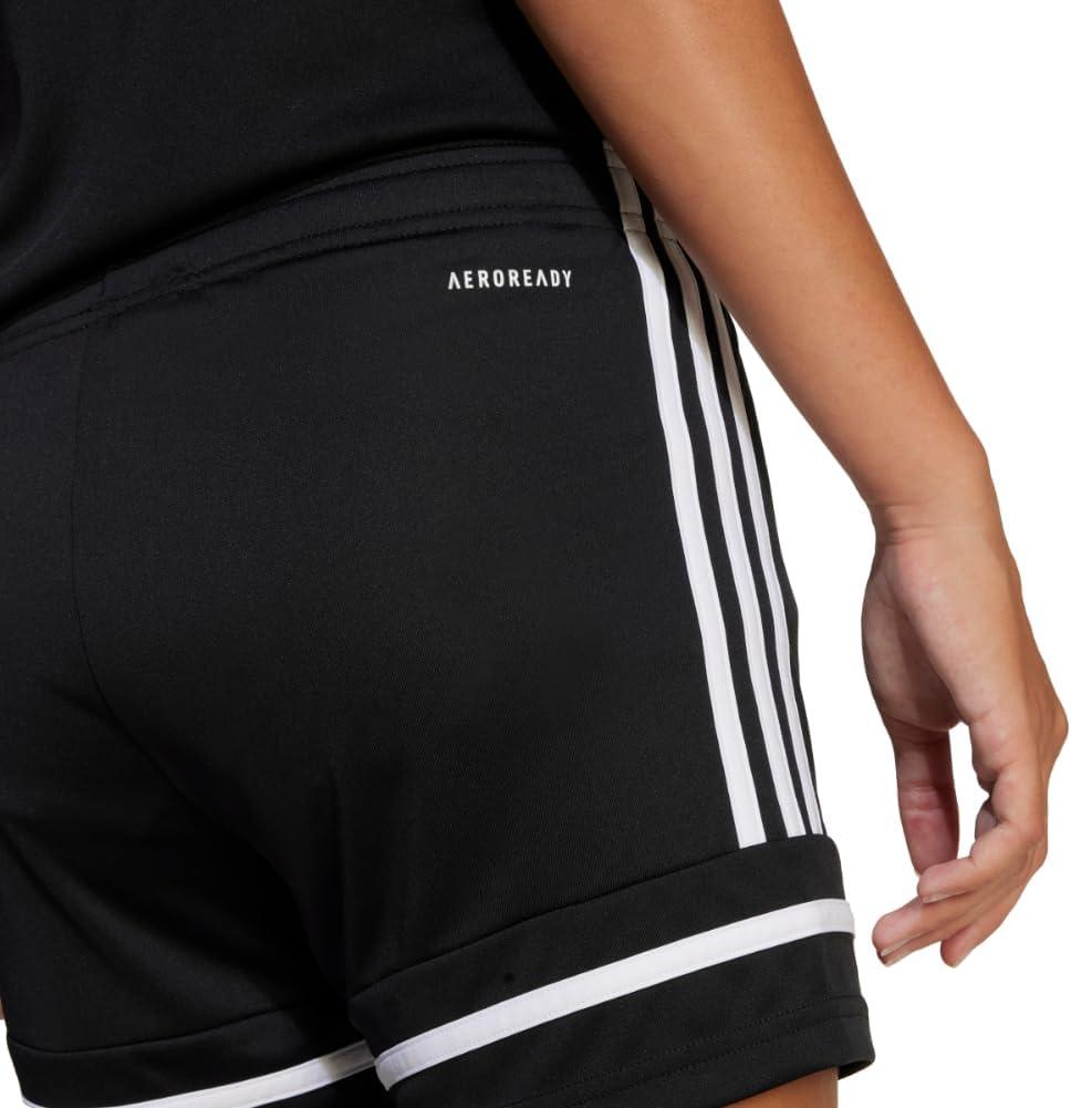 imageadidas Girls Squadra 25 ShortsBlackBlackWhite