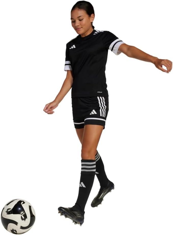 imageadidas Girls Squadra 25 ShortsBlackBlackWhite