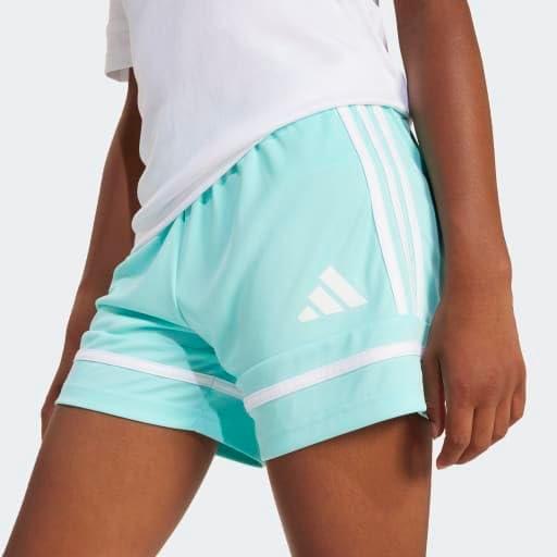 imageadidas Girls Squadra 25 ShortsFlash AquaFlash AquaWhite