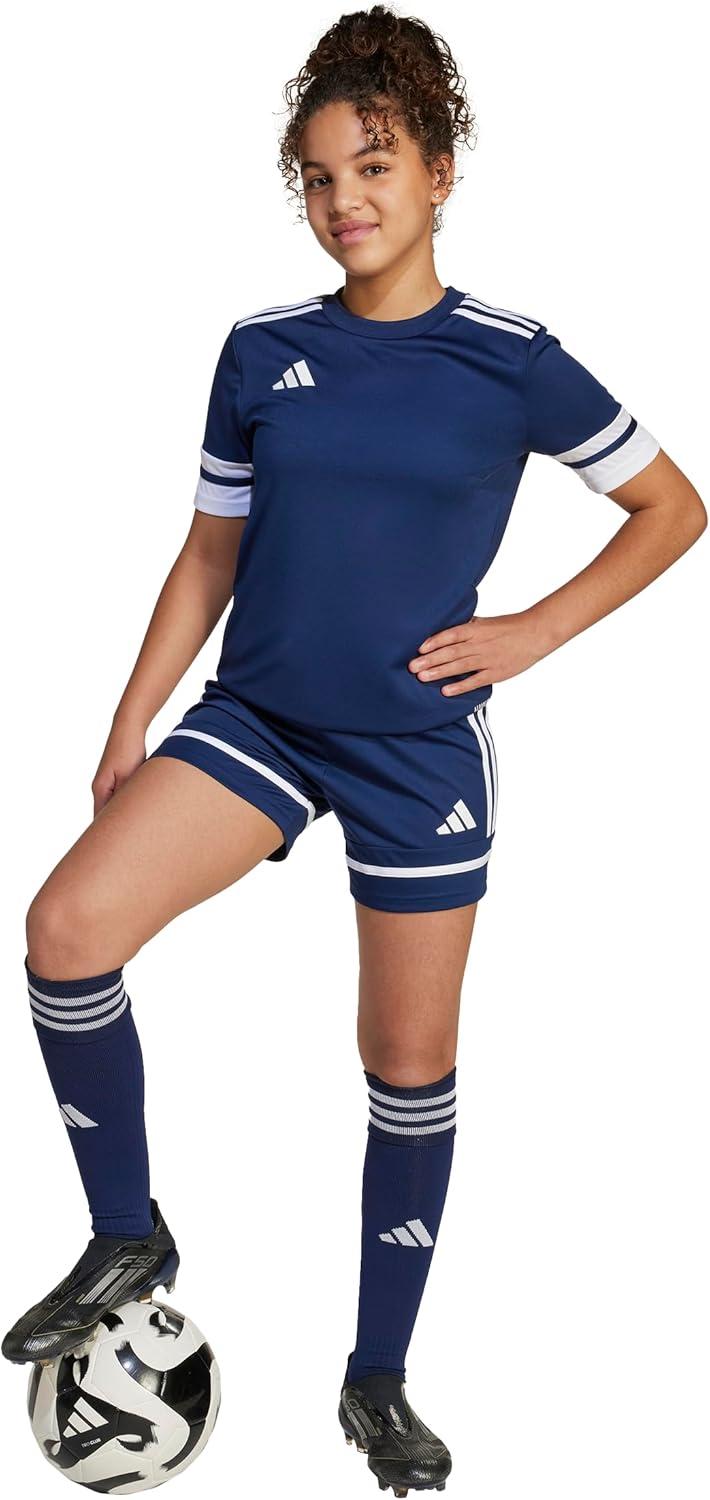 imageadidas Girls Squadra 25 ShortsTeam Navy BlueTeam Navy BlueWhite