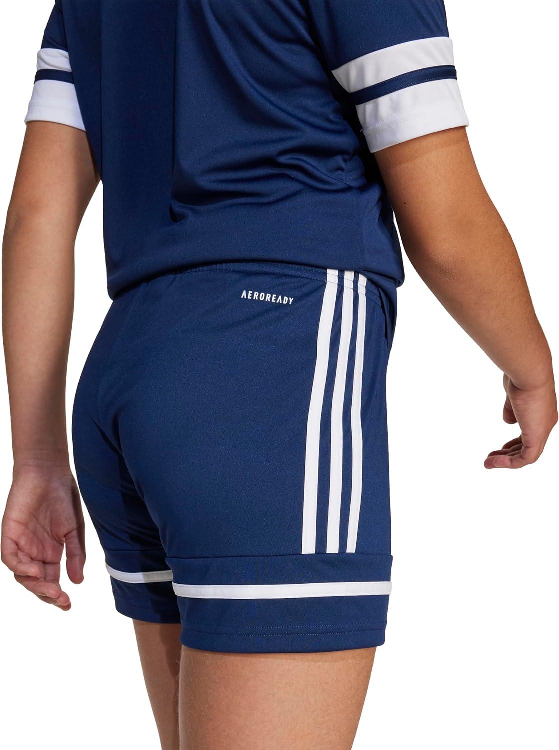imageadidas Girls Squadra 25 ShortsTeam Navy BlueTeam Navy BlueWhite