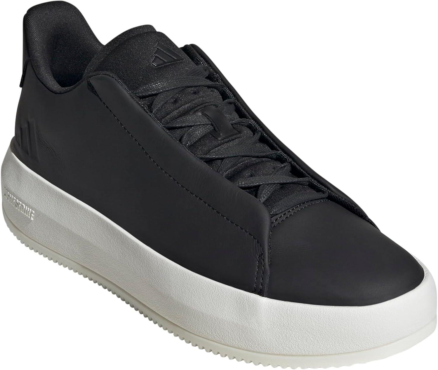 imageadidas Mens Acesmash SneakerBlackBlackWhite