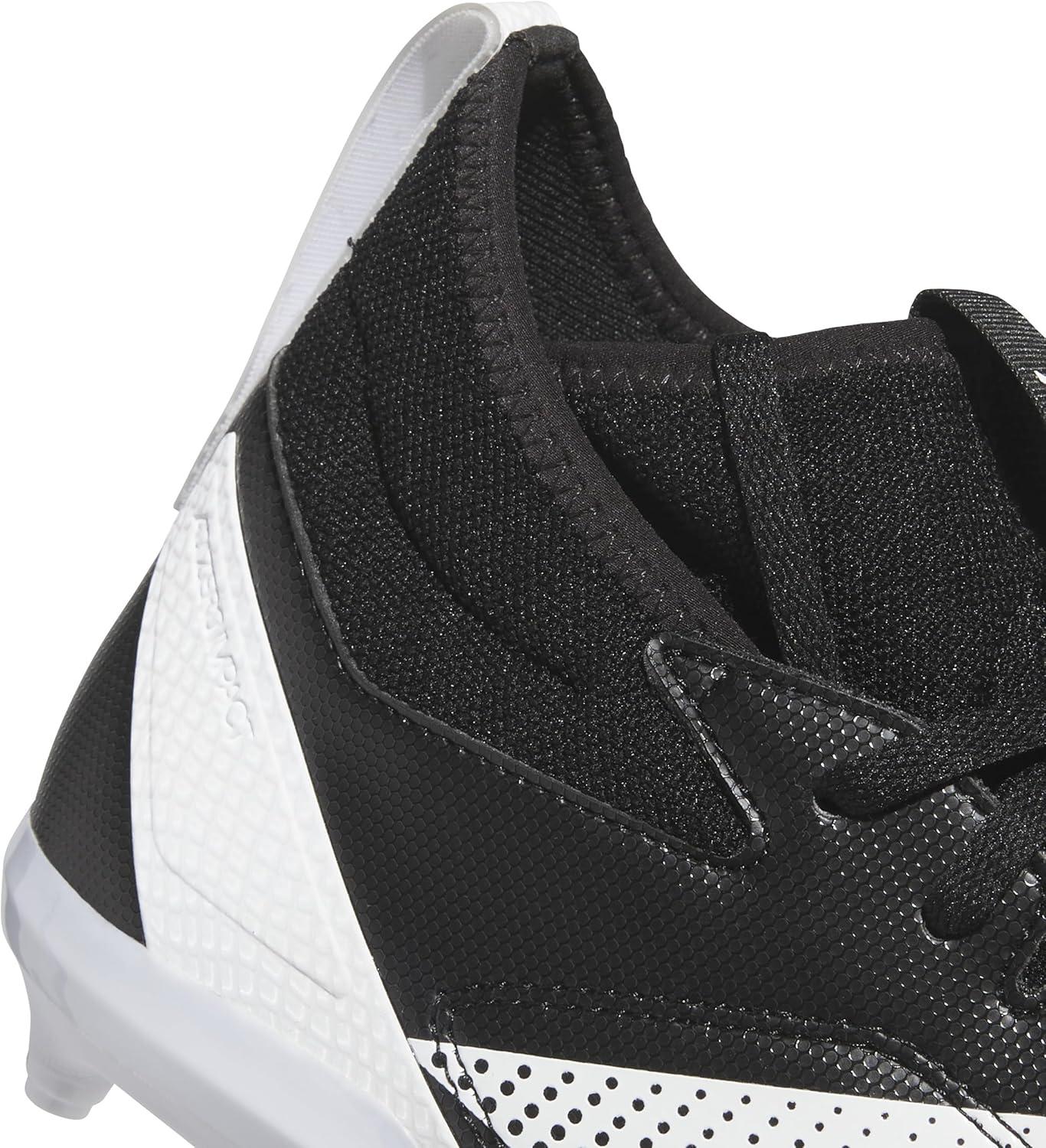 imageadidas Mens Adizero Impact2 American Football SneakerBlackWhiteBlack