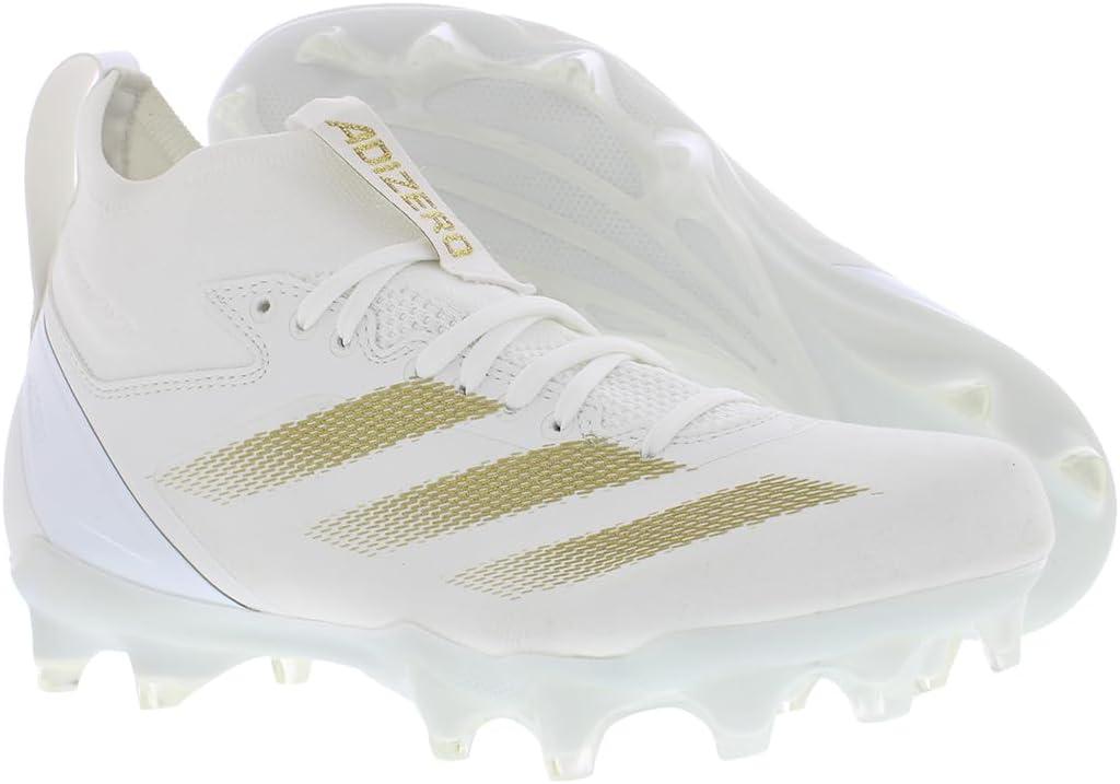 imageadidas Mens Adizero Impact2 American Football SneakerFootwear WhiteGold MetallicFootwear White