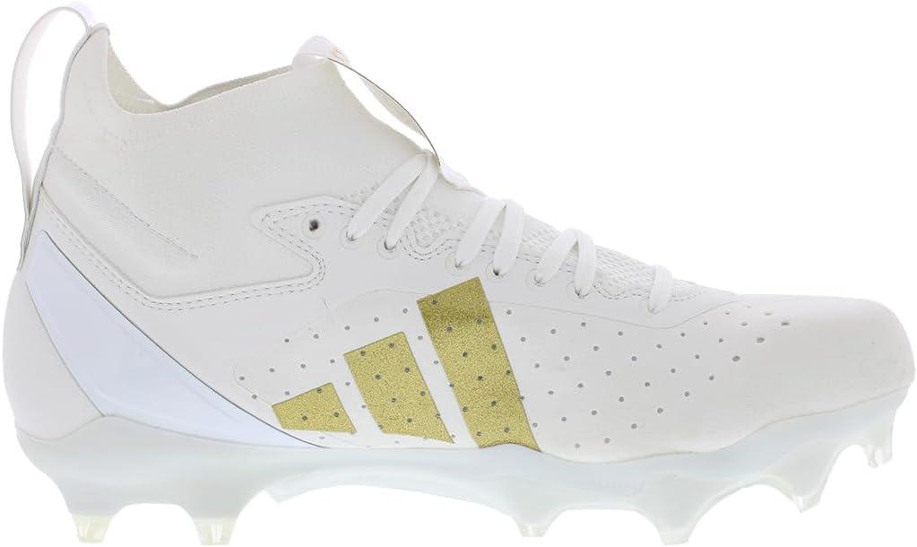 imageadidas Mens Adizero Impact2 American Football SneakerFootwear WhiteGold MetallicFootwear White