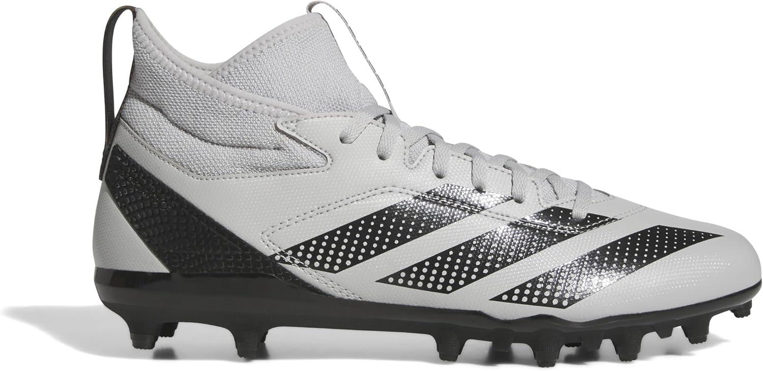imageadidas Mens Adizero Impact2 American Football SneakerGreyBlackGrey
