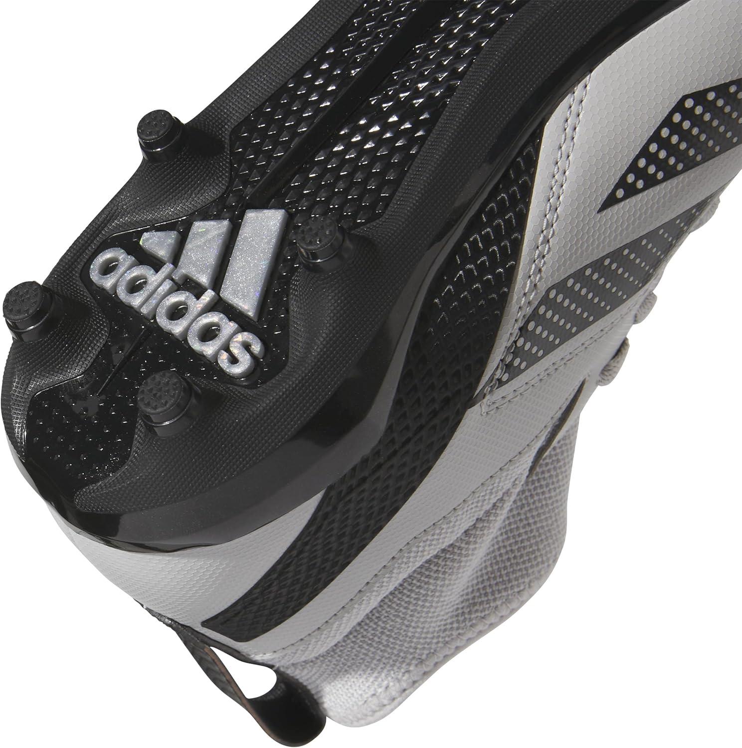 imageadidas Mens Adizero Impact2 American Football SneakerGreyBlackGrey