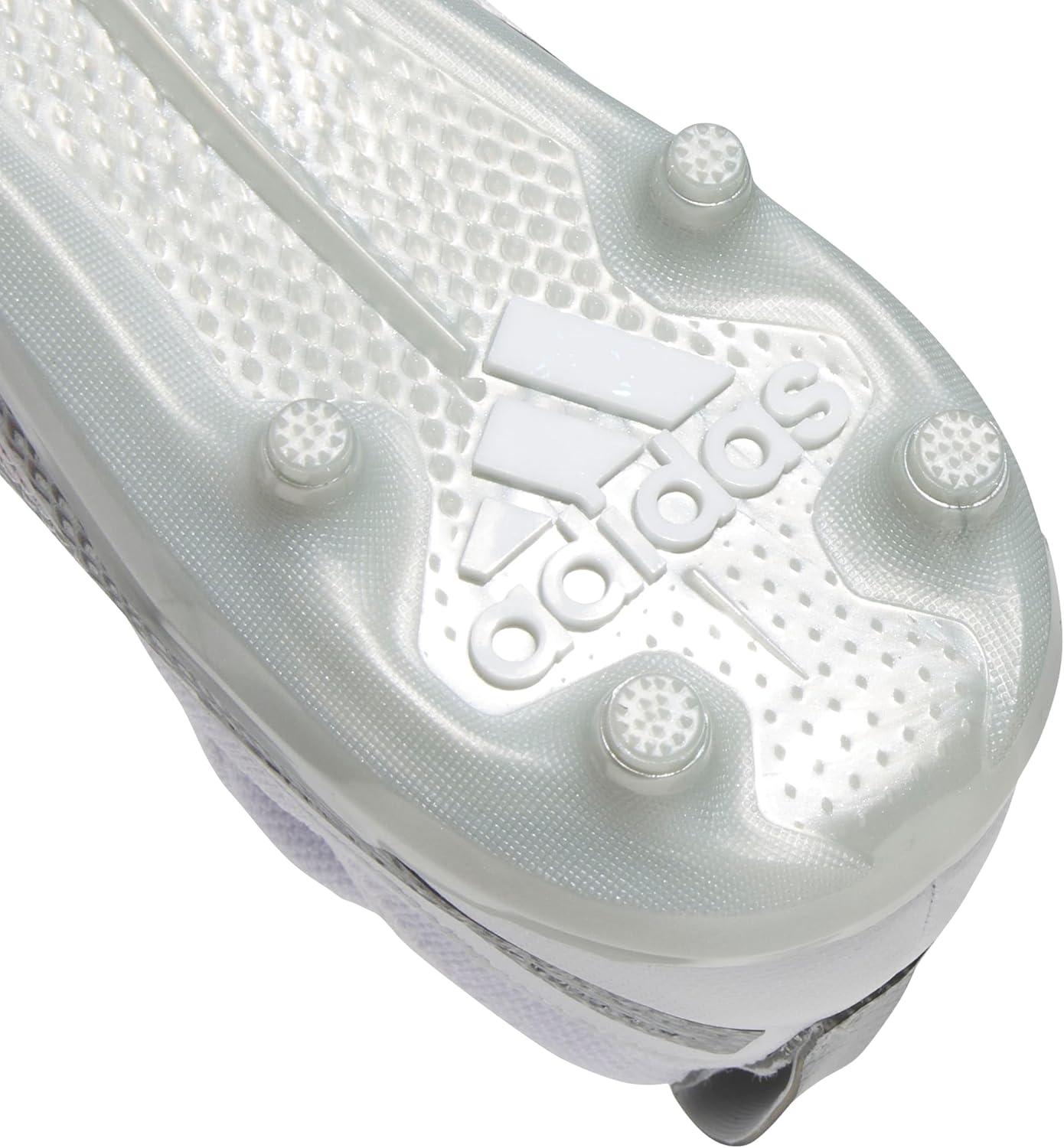 imageadidas Mens Adizero Impact2 American Football SneakerWhiteSilver MetallicWhite