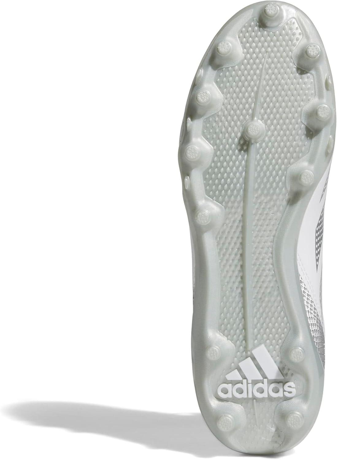 imageadidas Mens Adizero Impact2 American Football SneakerWhiteSilver MetallicWhite