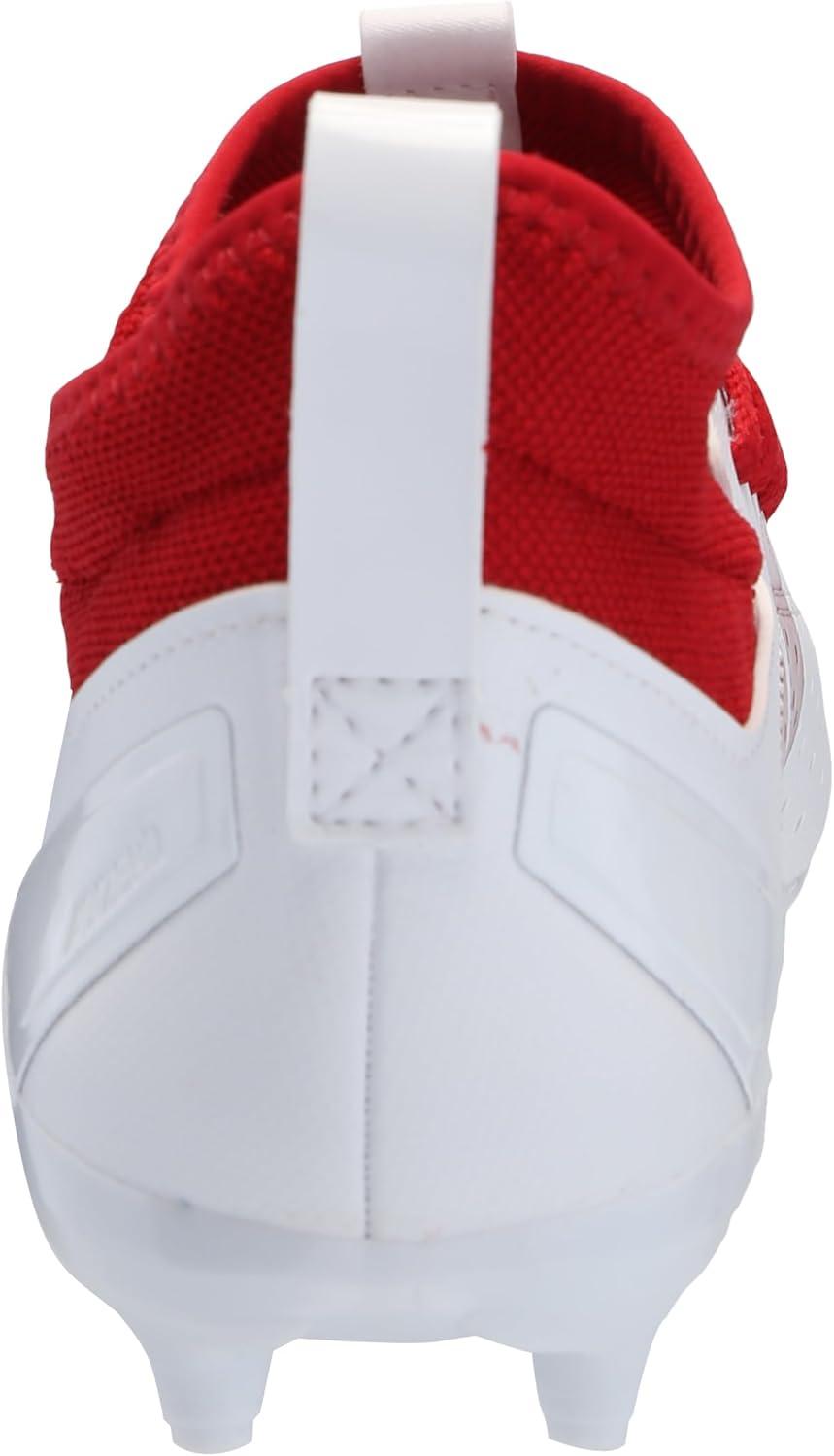 imageadidas Mens Adizero Impact2 American Football SneakerWhiteTeam Power RedWhite