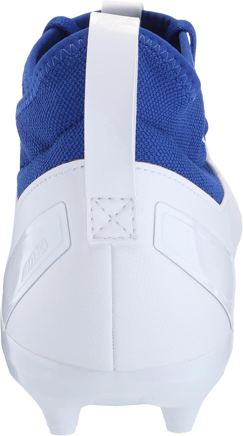 imageadidas Mens Adizero Impact2 American Football SneakerWhiteTeam Royal BlueWhite