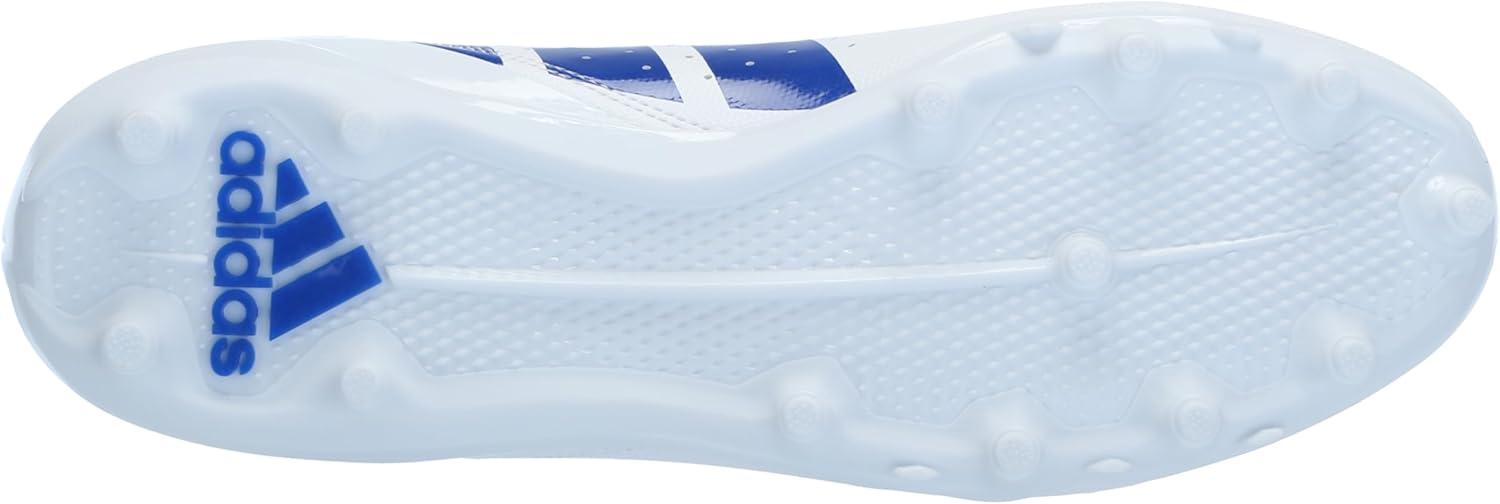 imageadidas Mens Adizero Impact2 American Football SneakerWhiteTeam Royal BlueWhite