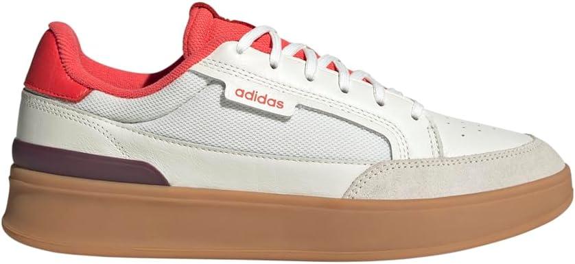 imageadidas Mens Aspyre SneakerWhiteBright RedAurora Ruby