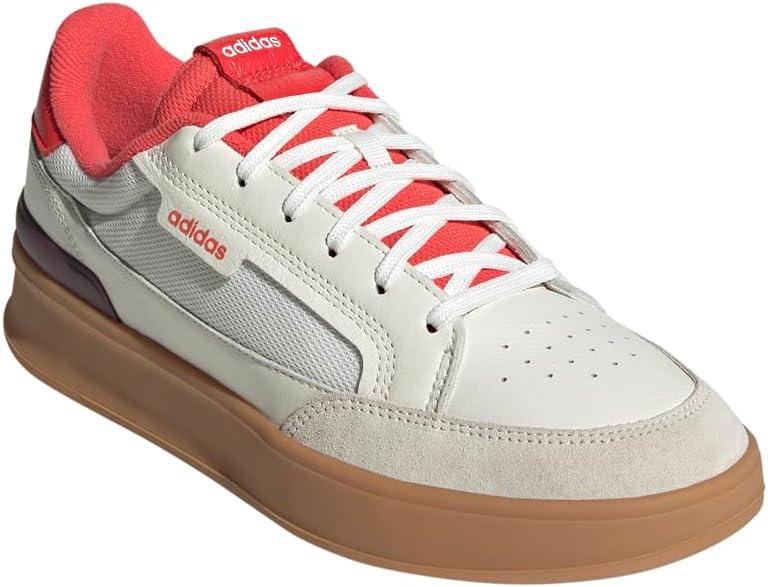 imageadidas Mens Aspyre SneakerWhiteBright RedAurora Ruby