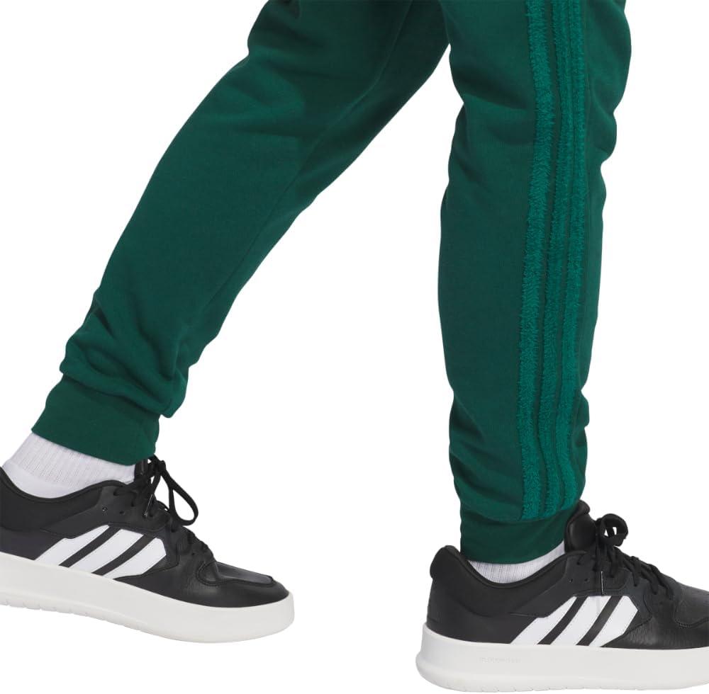 imageadidas Mens Coze 3Stripes PantsCollegiate Green