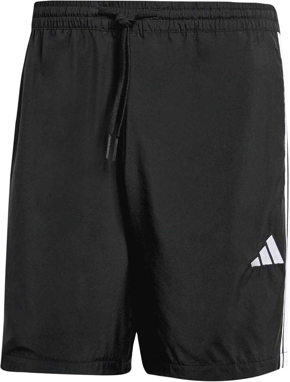 imageadidas Mens Essentials 3Stripes Chelsea 7inch ShortsBlackWhite