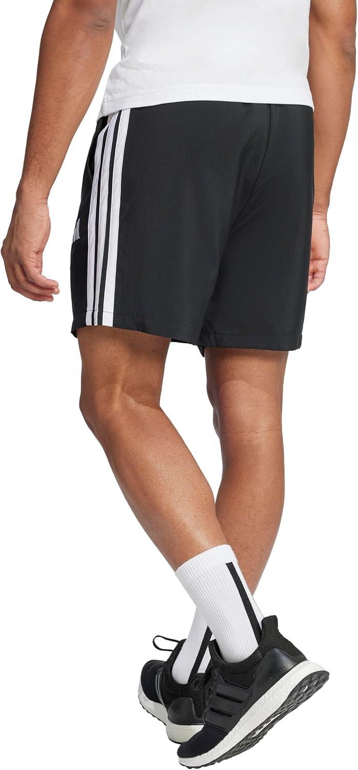 imageadidas Mens Essentials 3Stripes Chelsea 7inch ShortsBlackWhite