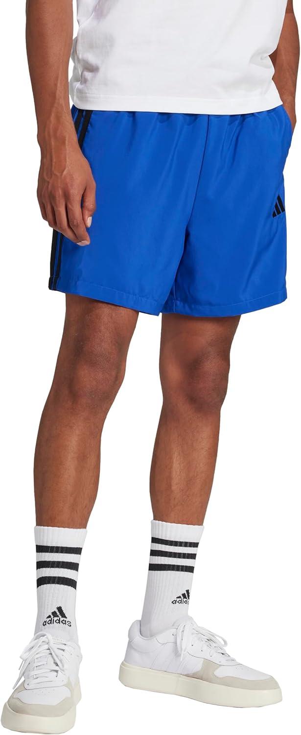 imageadidas Mens Essentials 3Stripes Chelsea 7inch ShortsTeam Royal BlueBlack