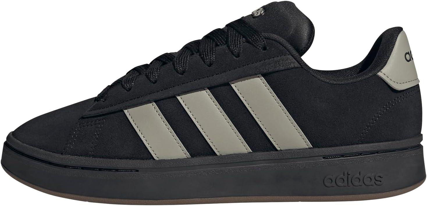 imageadidas Mens Grand Court AlphaBlackPutty BeigeGum