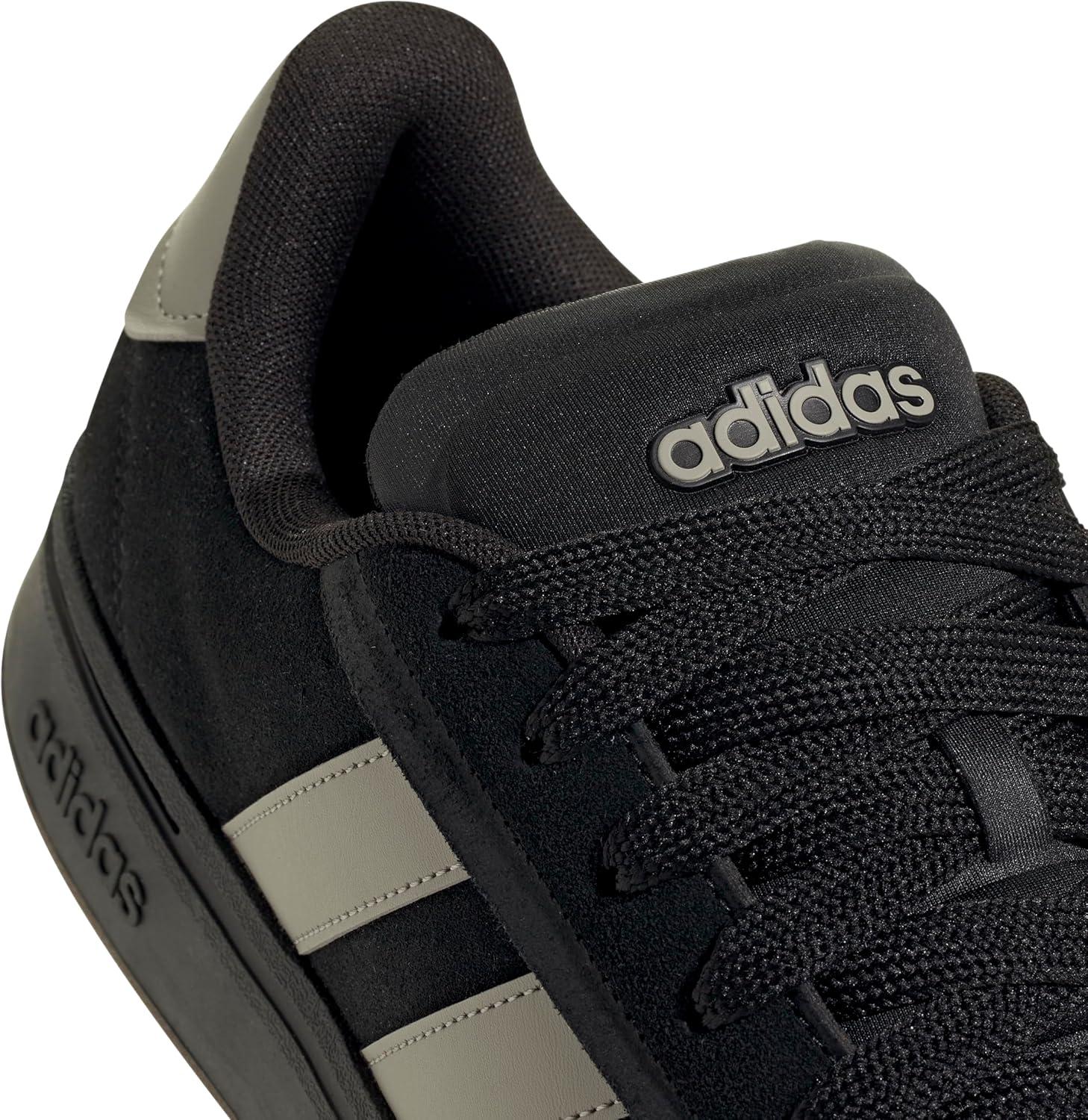 imageadidas Mens Grand Court AlphaBlackPutty BeigeGum