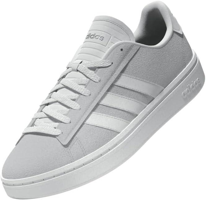 imageadidas Mens Grand Court AlphaGreyWhiteSilver Metallic