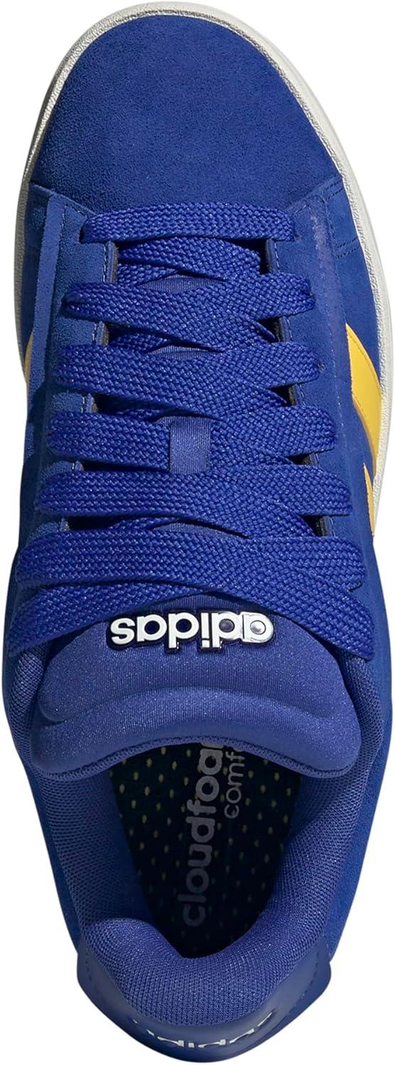 imageadidas Mens Grand Court AlphaSemi Lucid BlueUtility YellowOff White