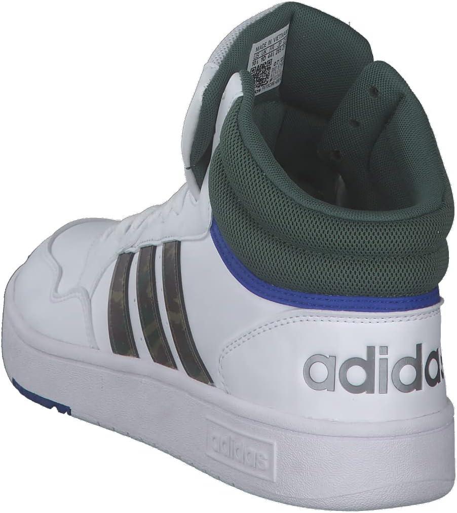 imageadidas Mens Hoops 30 Mid Basketball ShoeFtwr White Green Oxide Team Royal Blue