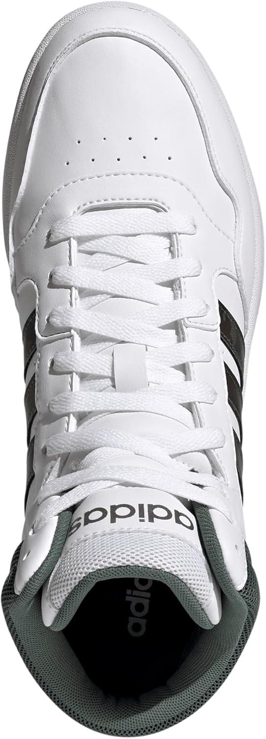 imageadidas Mens Hoops 30 Mid Basketball ShoeWhiteGreen OxideTeam Royal Blue