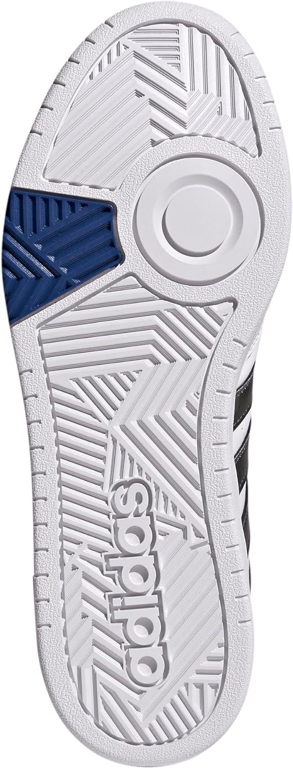 imageadidas Mens Hoops 30 Mid Basketball ShoeWhiteGreen OxideTeam Royal Blue