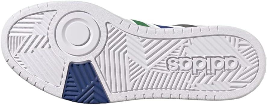 imageadidas Mens Hoops 30 Mid Basketball ShoeWhiteGreenTeam Royal Blue