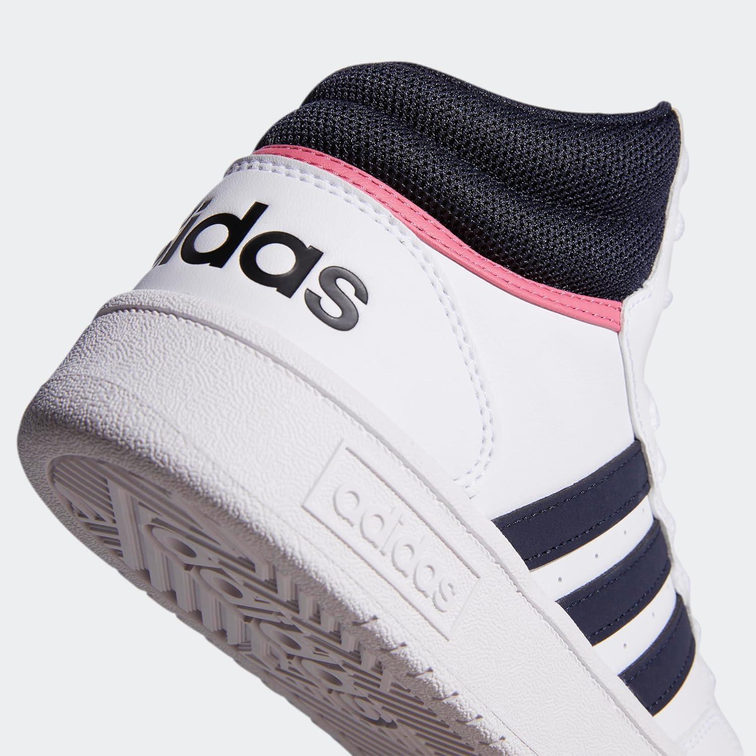 imageadidas Mens Hoops 30 Mid Basketball ShoeWhiteLegend InkWhite