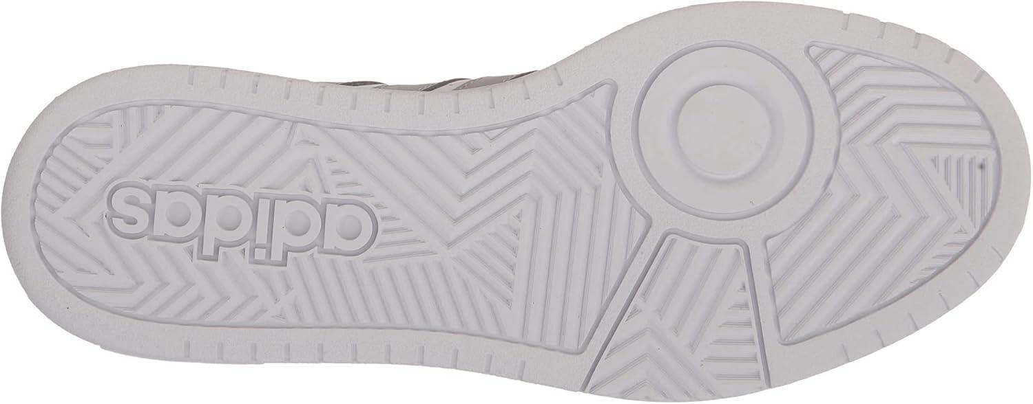 imageadidas Mens Hoops 30 Mid Basketball ShoeWhiteMetal GreyGrey One