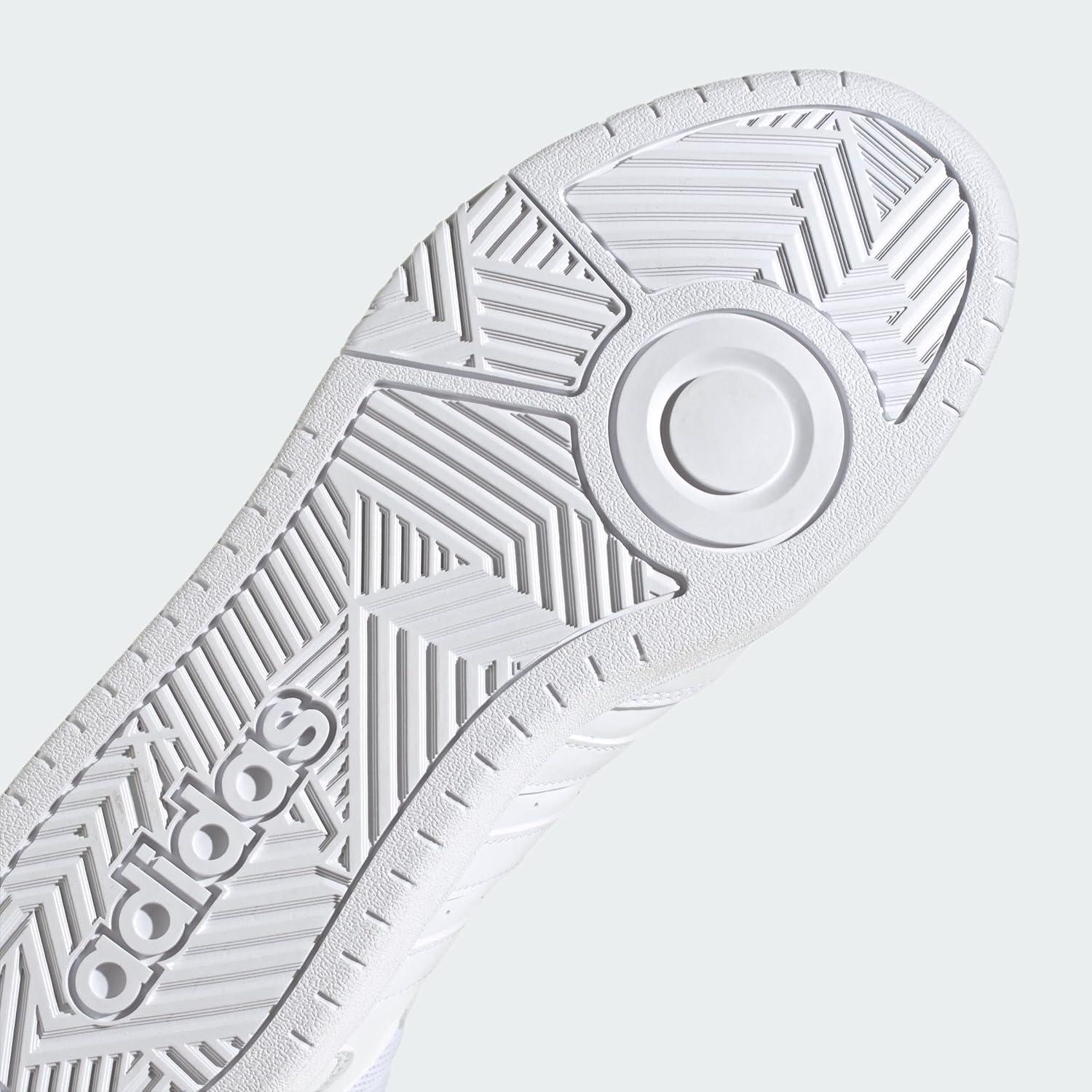 imageadidas Mens Hoops 30 Mid Basketball ShoeWhiteWhiteWhite