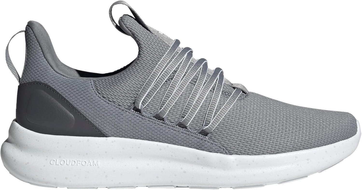 imageadidas Mens Lite Racer Adapt 70 SneakerWhiteBetter ScarletLucid Blue