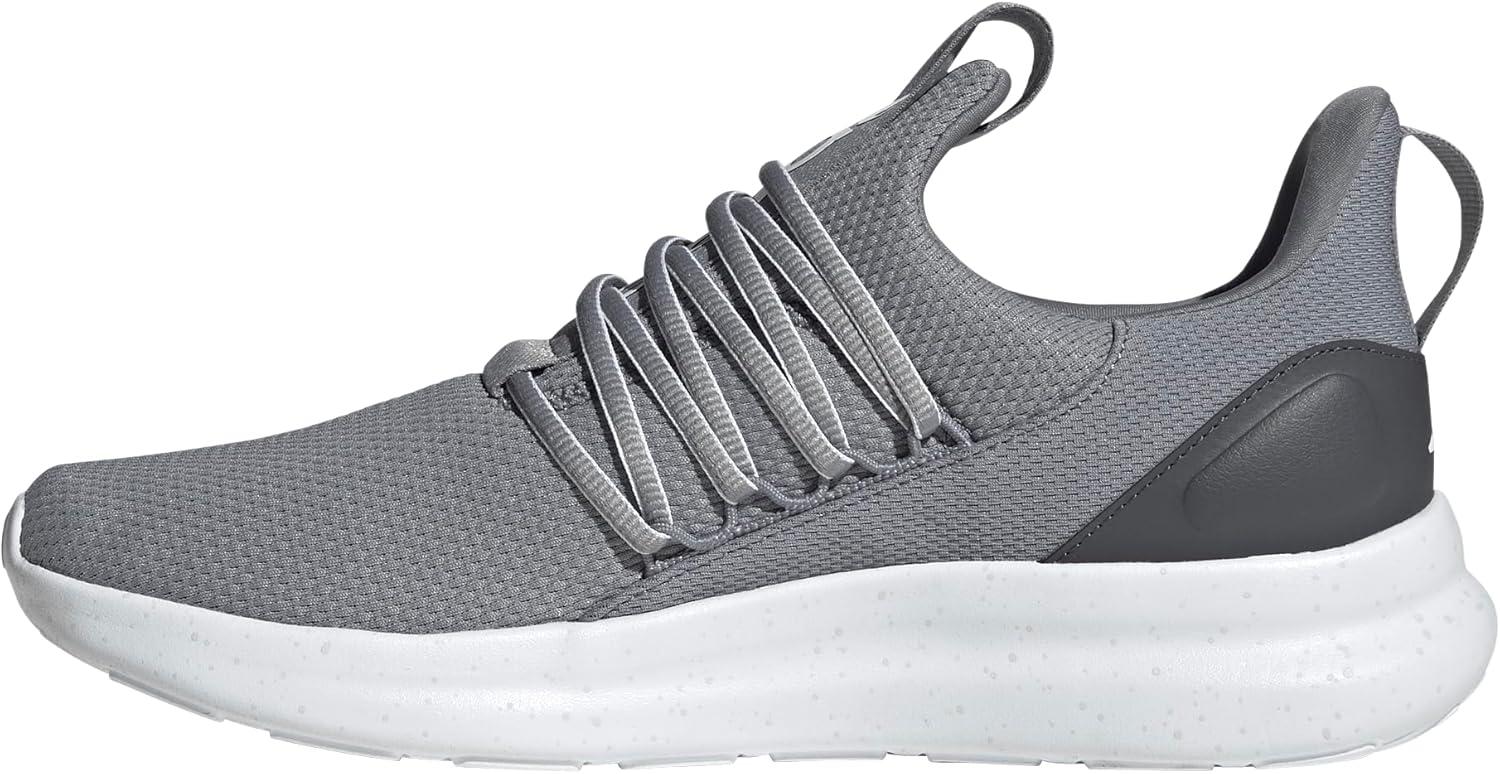 imageadidas Mens Lite Racer Adapt 70 SneakerWhiteBetter ScarletLucid Blue