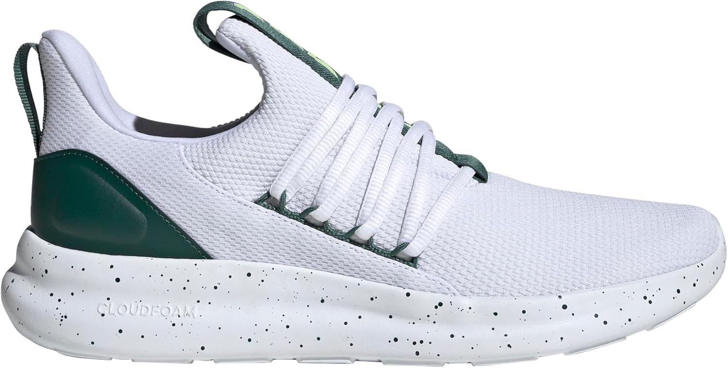 imageadidas Mens Lite Racer Adapt 70 SneakerWhiteCollegiate GreenPulse Lime