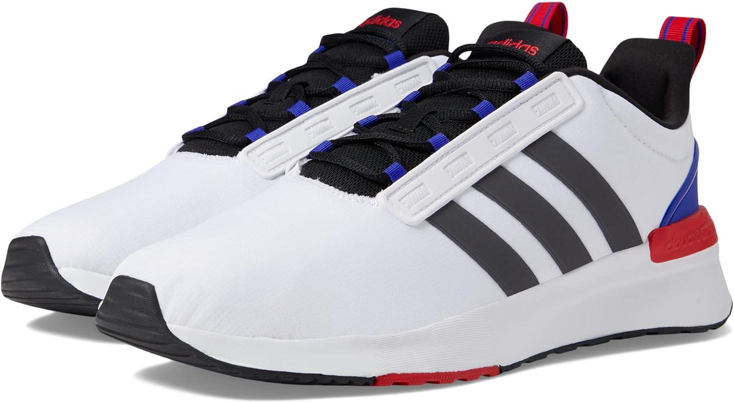 imageadidas Mens Racer Tr21 Shoes RunningWhiteNight MetallicLucid Blue