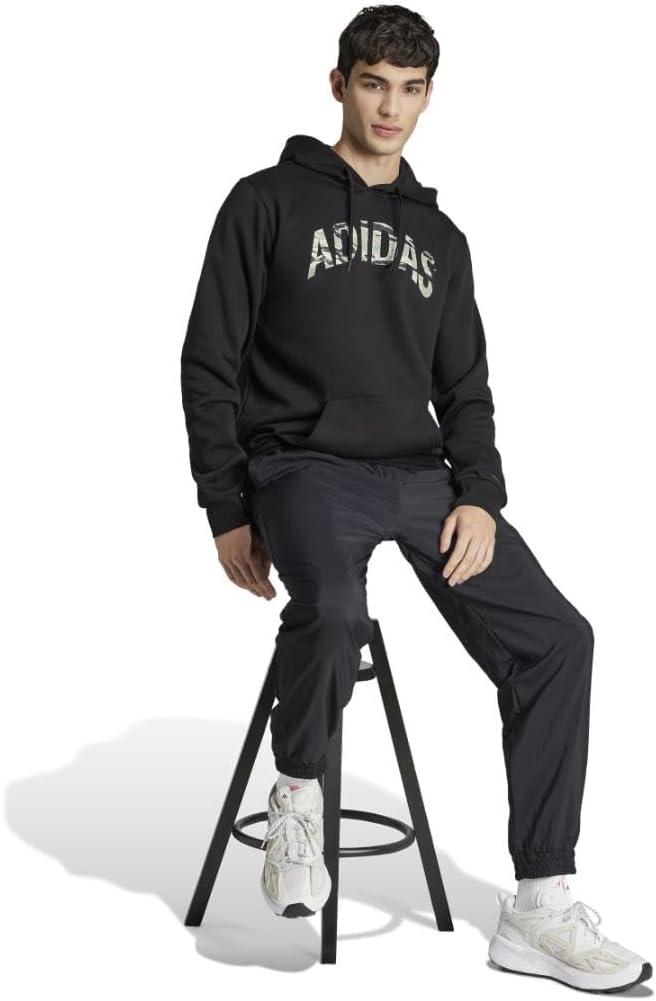 imageadidas Mens Size Codes Camouflage Linear Graphic HoodieBlack