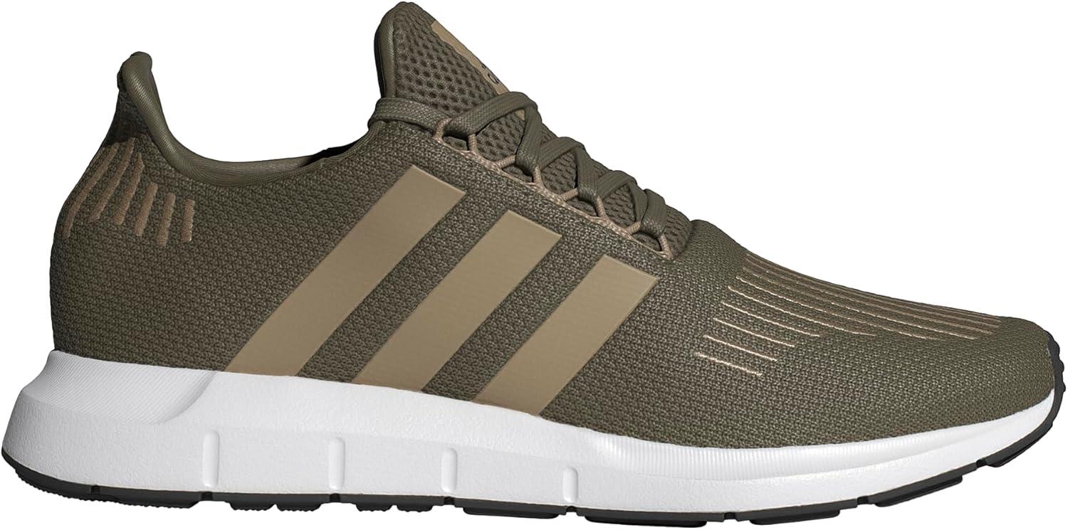imageadidas Mens Swift Run 10 SneakerOlive StrataBlanch CargoWhite