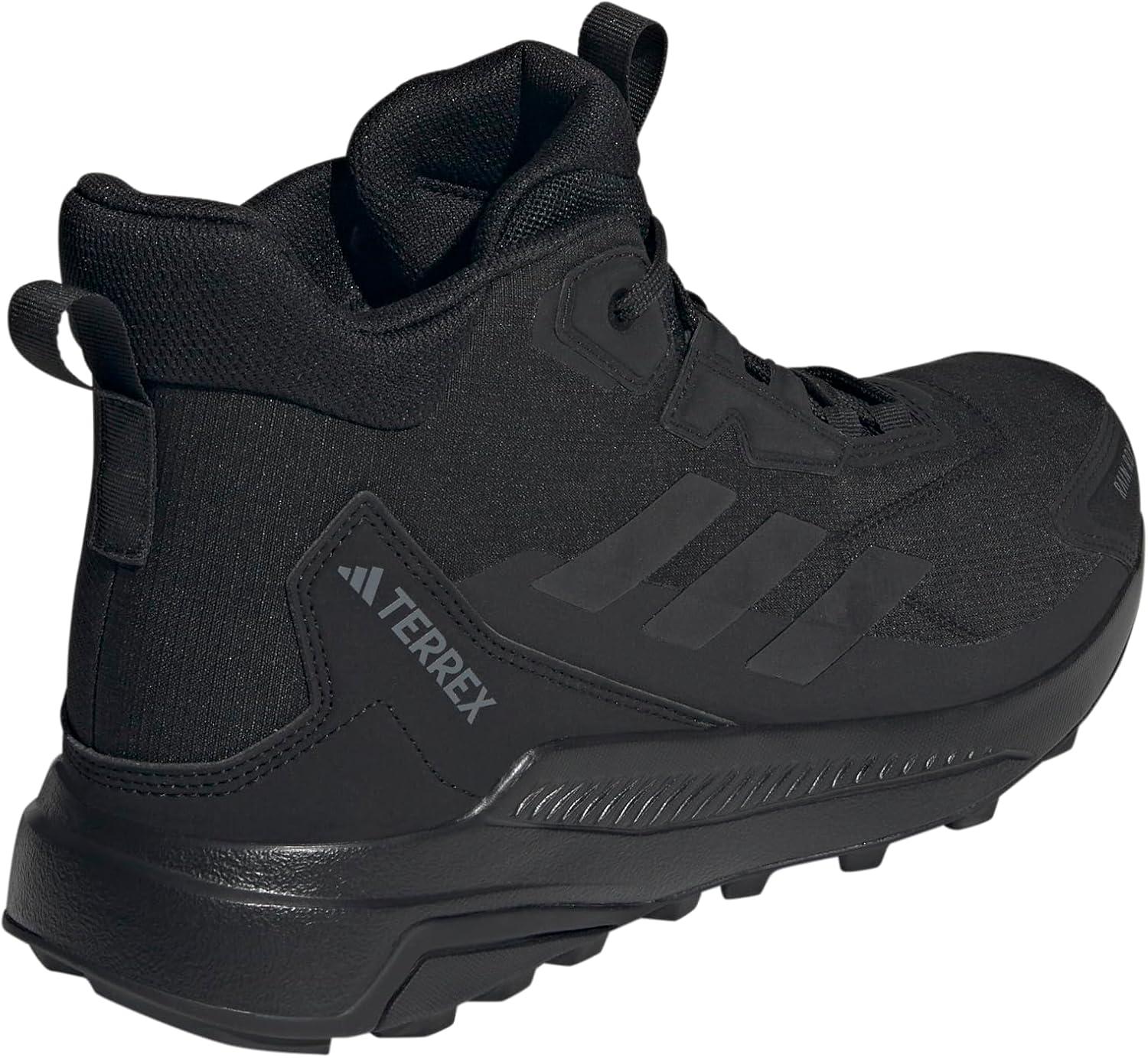imageadidas Mens Terrex Anylander Mid Top Rainrdy HikingBlackBlackGrey