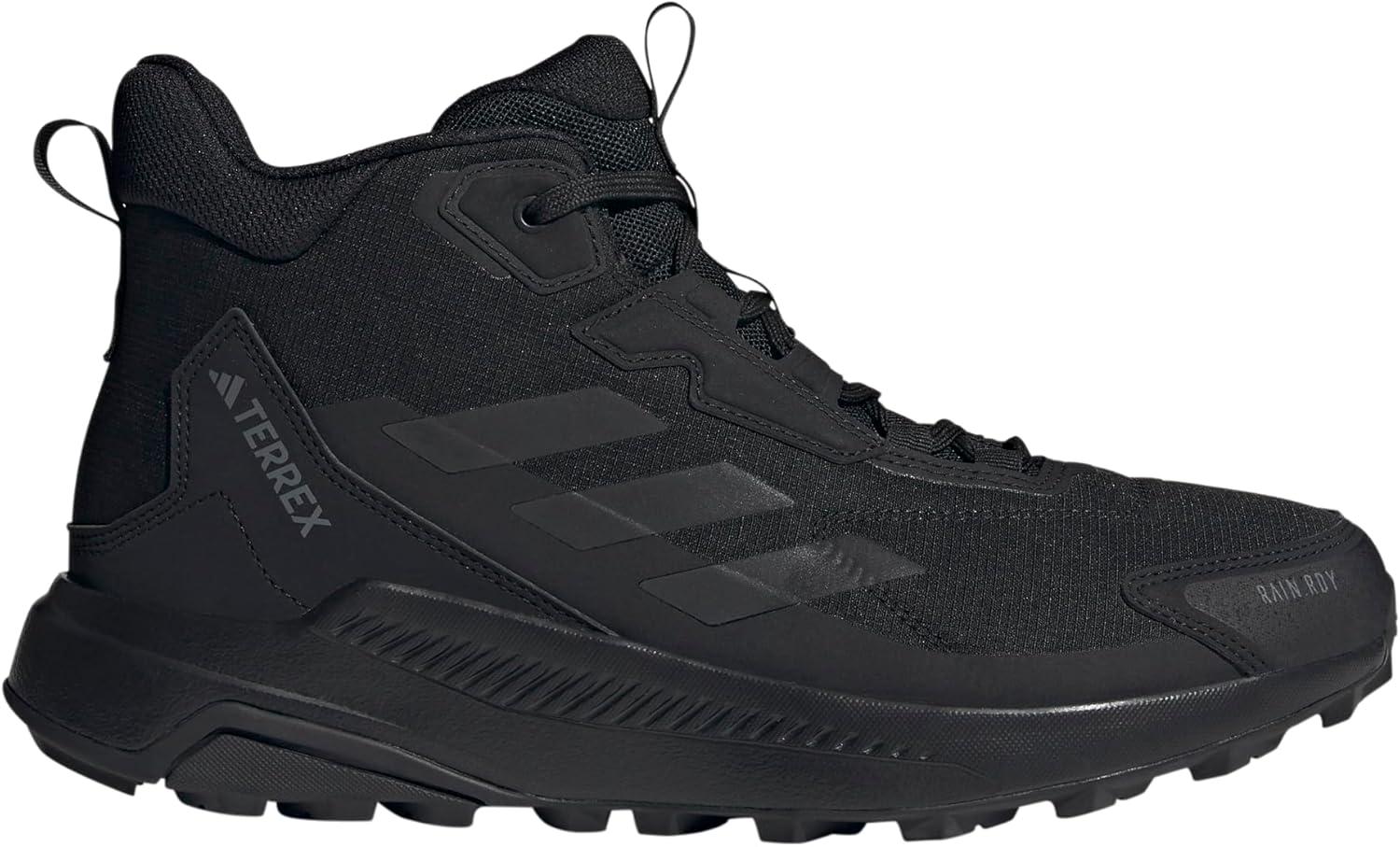 imageadidas Mens Terrex Anylander Mid Top Rainrdy HikingBlackBlackGrey
