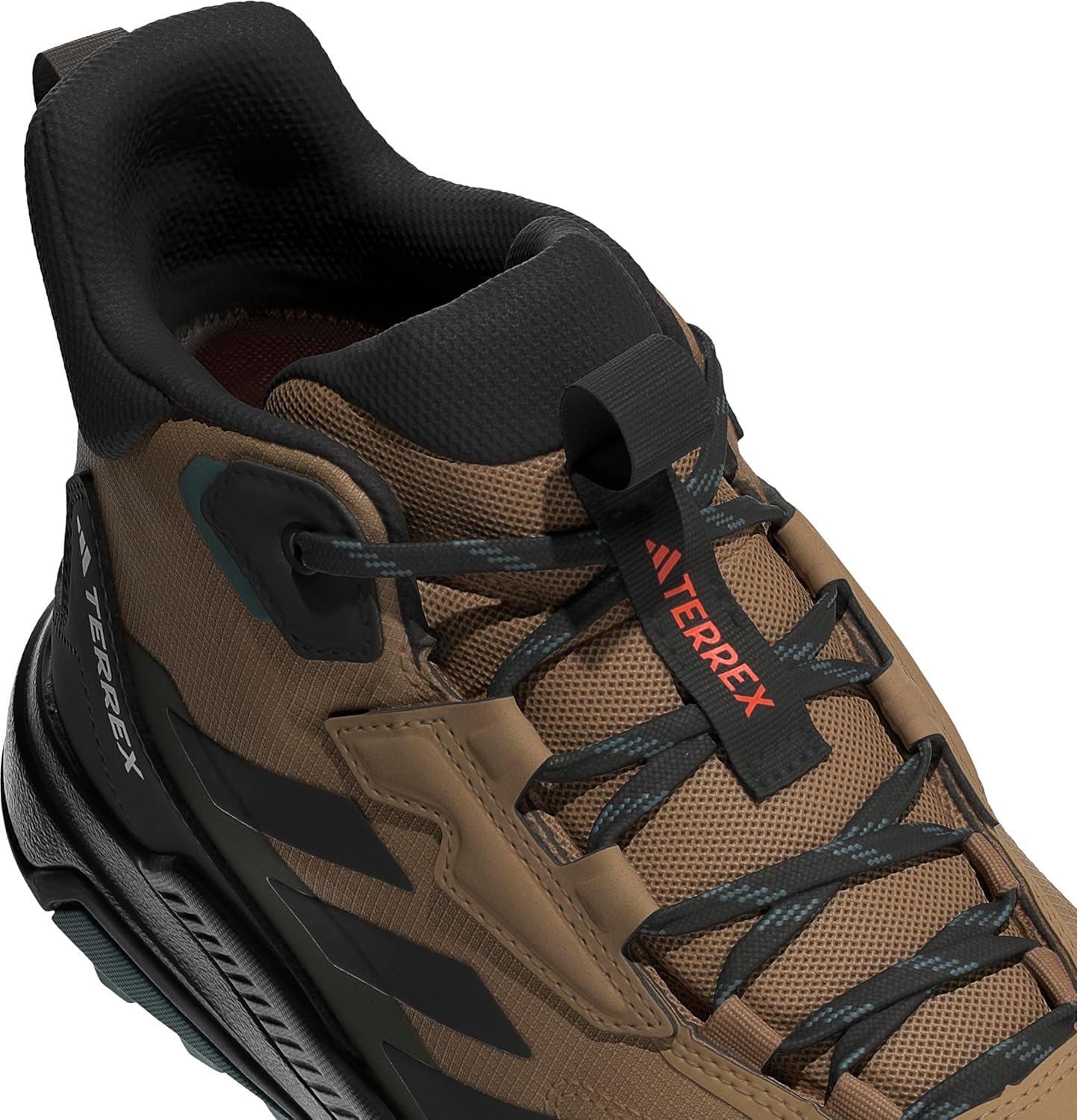 imageadidas Mens Terrex Anylander Mid Top Rainrdy HikingCardboardBlackShadow Olive