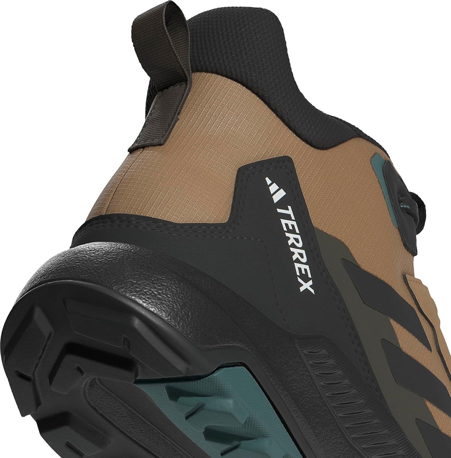 imageadidas Mens Terrex Anylander Mid Top Rainrdy HikingCardboardBlackShadow Olive