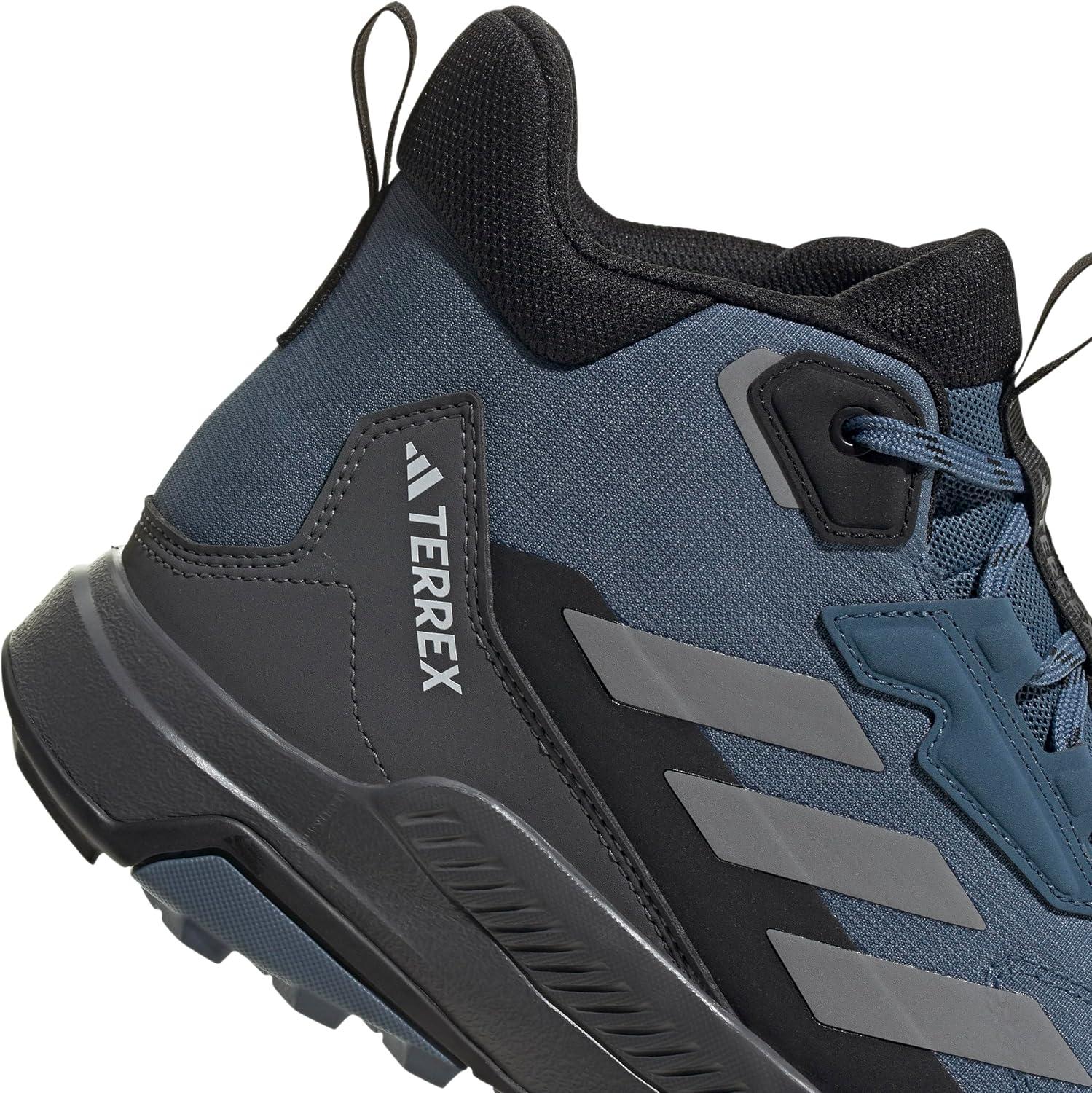 imageadidas Mens Terrex Anylander Mid Top Rainrdy HikingWonder SteelGreyBlack