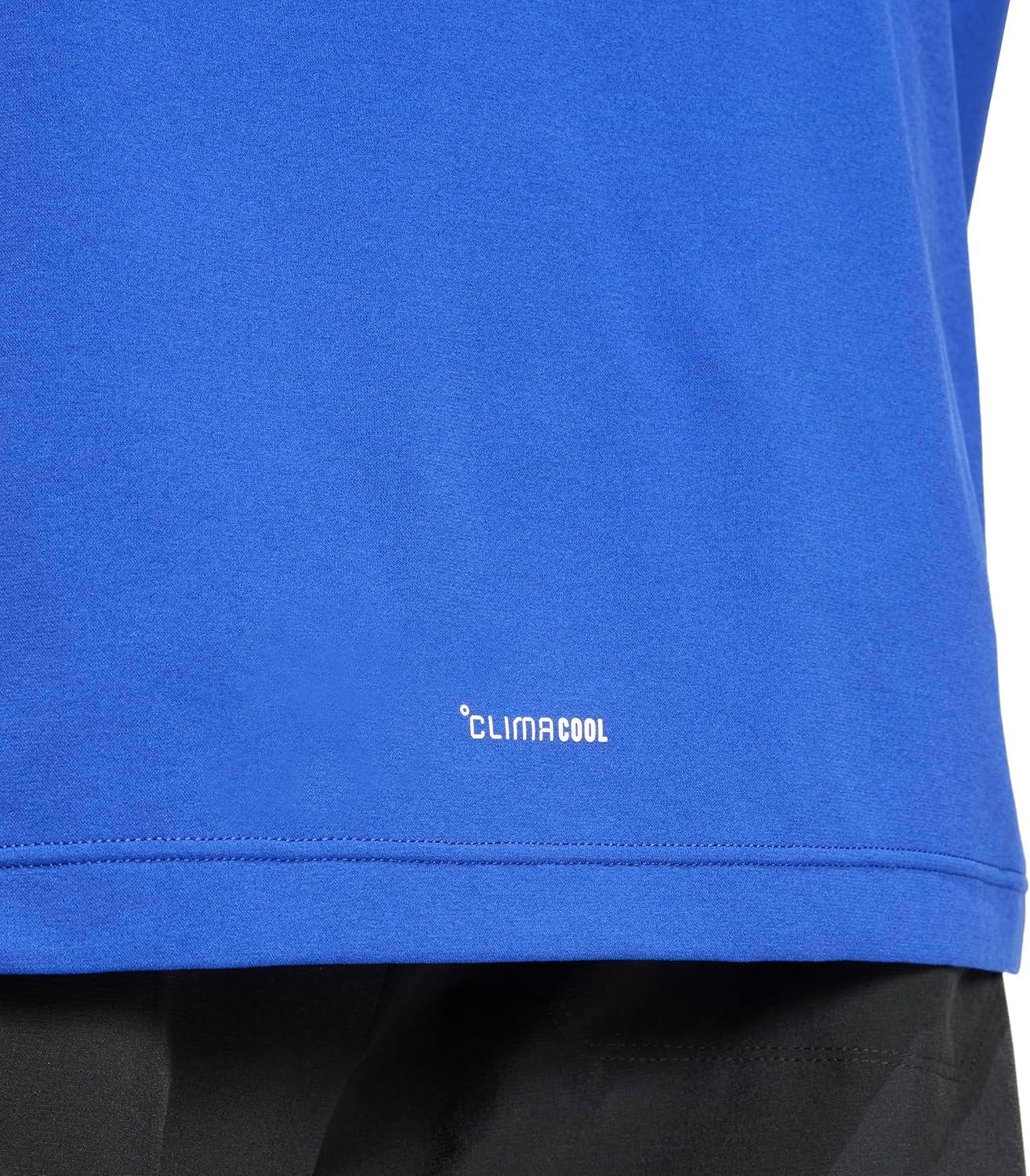 imageadidas Mens Terrex Multi HalfZip Long Sleeve Hiking TShirtSemi Lucid Blue