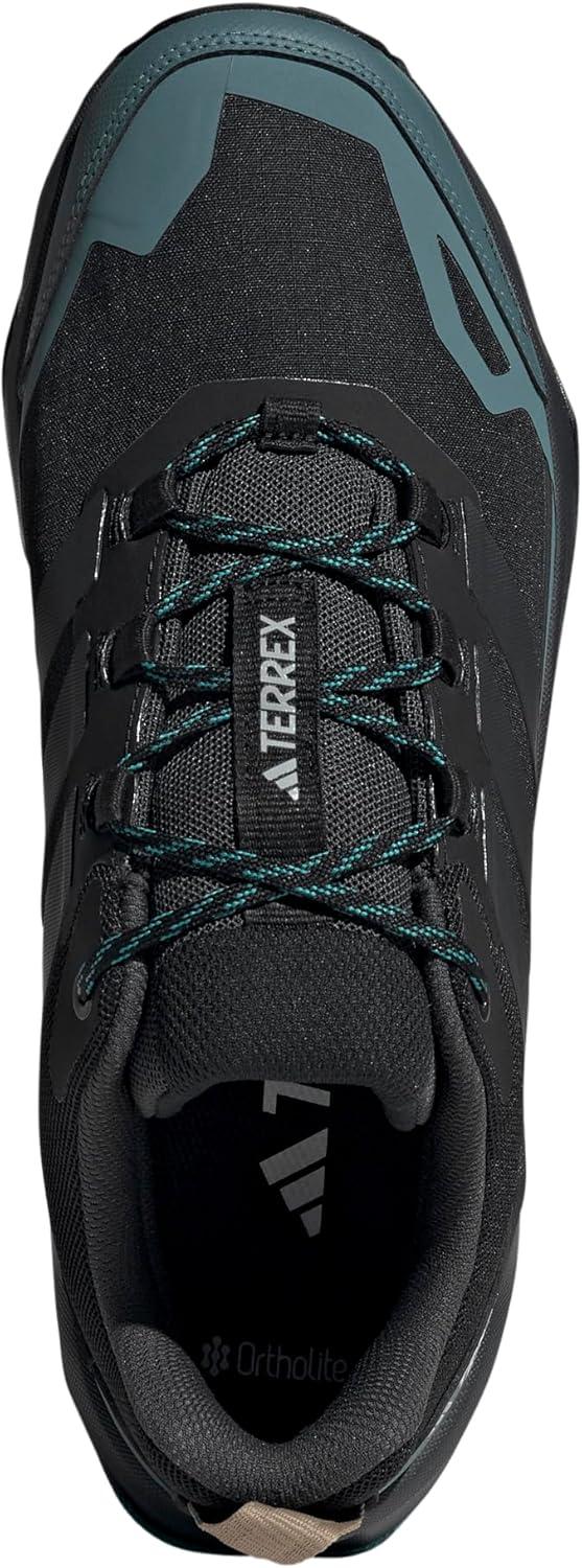 imageadidas Mens Terrex Skychaser Ax5 Goretex Hiking ShoeBlackCarbonPure Teal