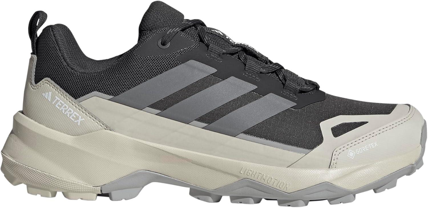 imageadidas Mens Terrex Skychaser Ax5 Goretex Hiking ShoeCarbonGreyAlumina